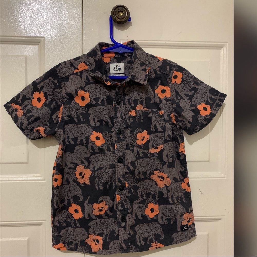 Kids collar dress shirt